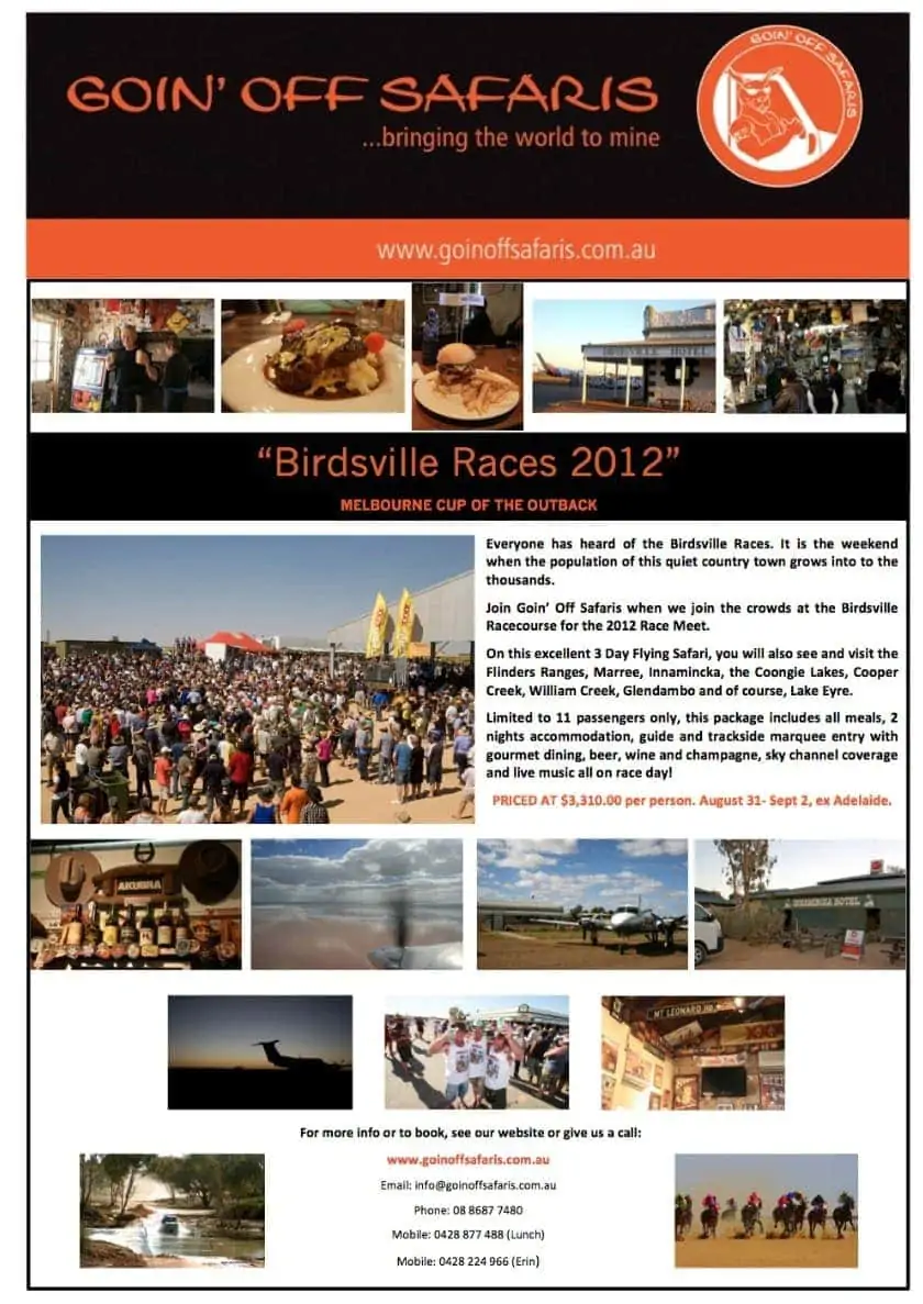 Birdsville Races Flyer
