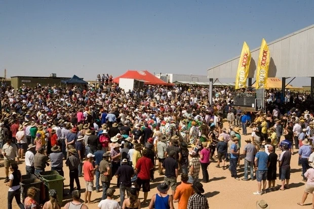 Crowd at the Birdsville Races