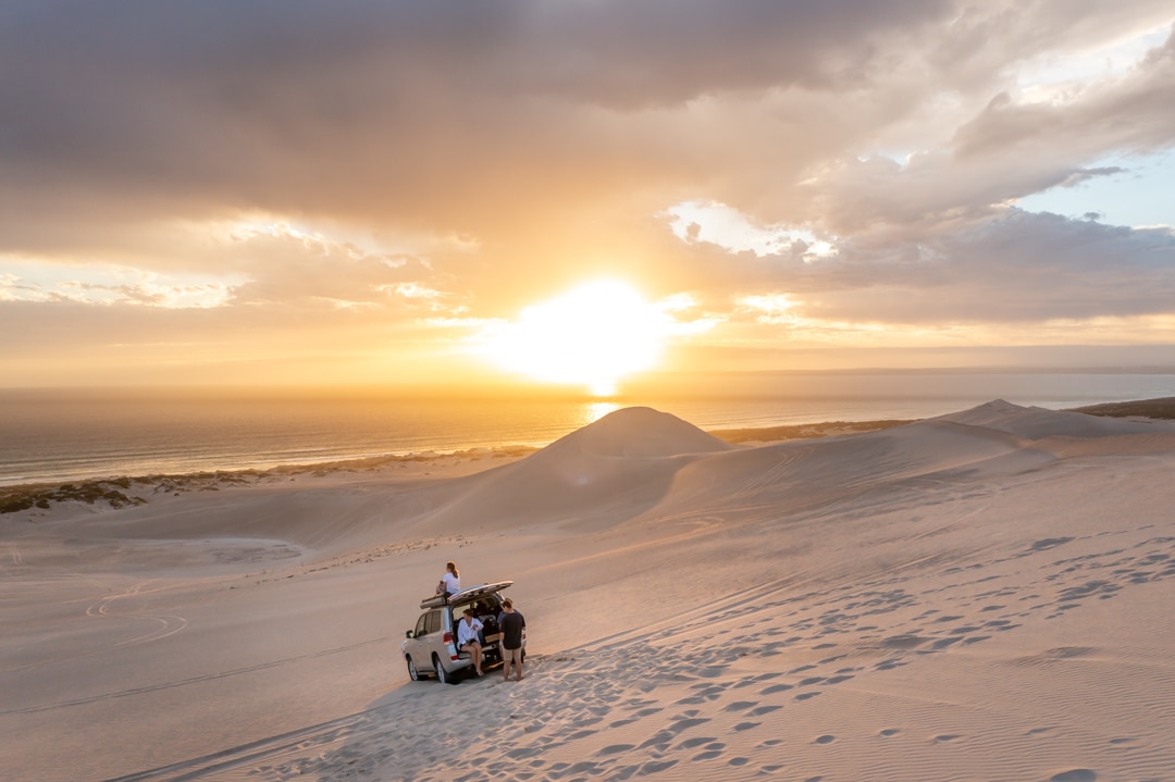 sunset sand dunes 4wd
